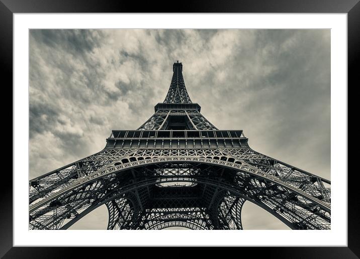 The Eiffel Tower Framed Mounted Print by Alan Duggan