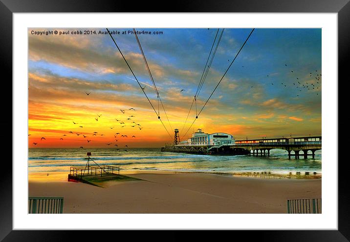  Enjoy the ride.  Framed Mounted Print by paul cobb