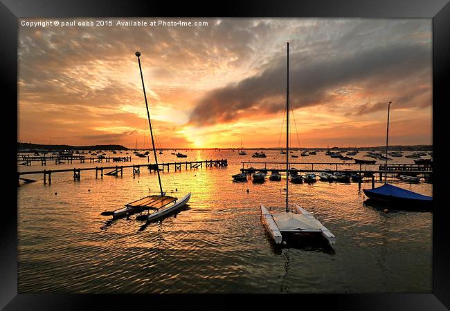  North haven Framed Print by paul cobb