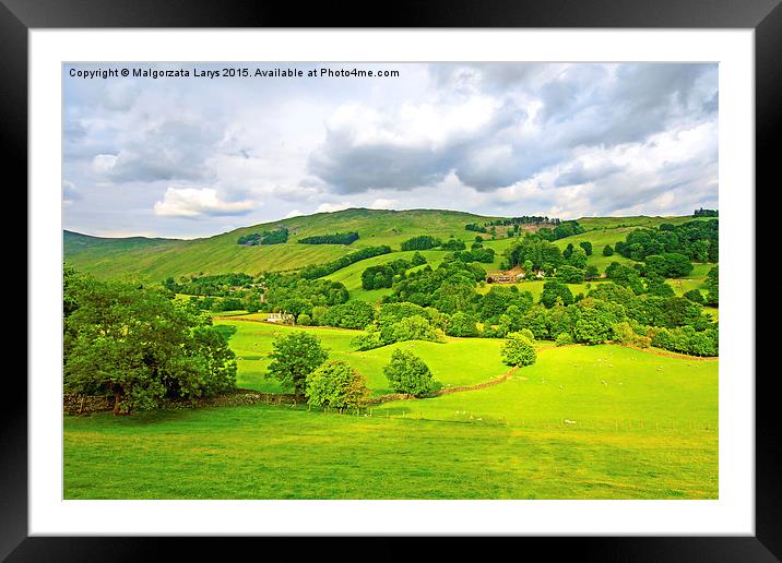 Landscape, Lake District Framed Mounted Print by Malgorzata Larys