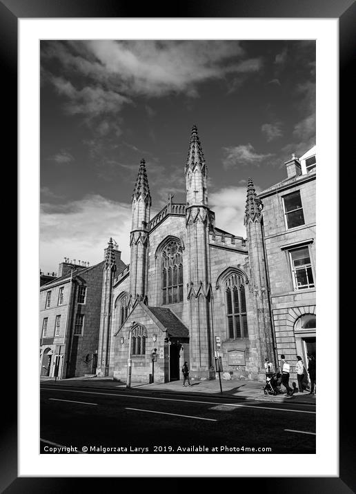 St Andrews cathedral, Aberdeen, Scotland, UK Framed Mounted Print by Malgorzata Larys