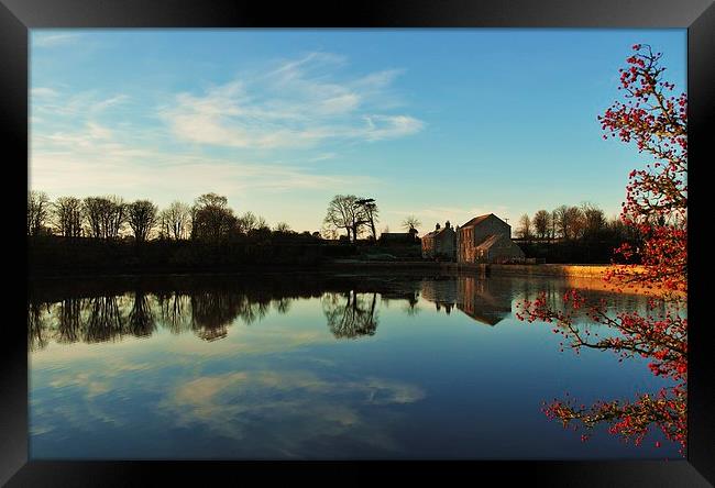 The Tidal Mill  Framed Print by Mandy Llewellyn