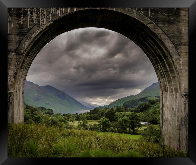 Under the Bridge Framed Print by Ellie Rose