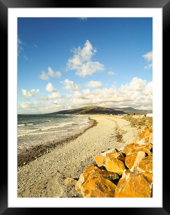 At Seas Edge Framed Mounted Print by Ellie Rose