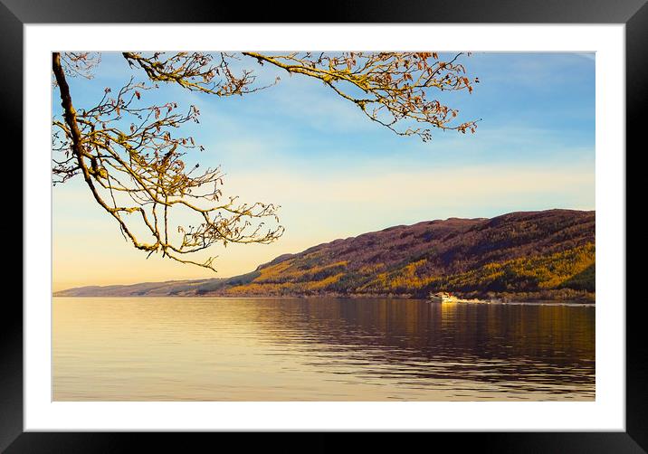 The Search for Nessie Framed Mounted Print by Ellie Rose