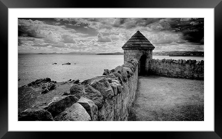 Watch Tower at Ravenscraig Framed Mounted Print by David Forrester