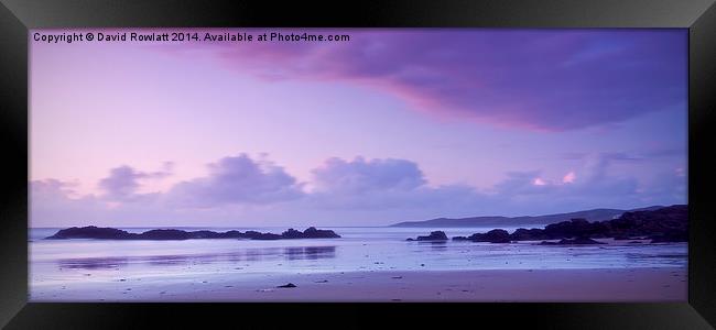  Westward Ho Framed Print by Dave Rowlatt