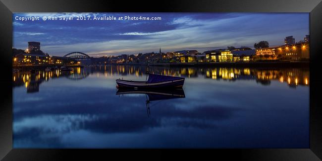 On the waterfront Framed Print by Ron Sayer