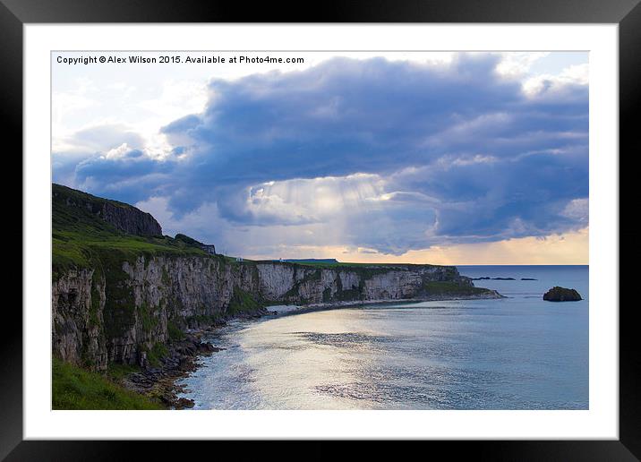 From Carrick-a-Rede Framed Mounted Print by Alex Wilson
