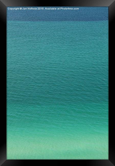  Miami Ocean 2 Framed Print by Jan Hofheiz