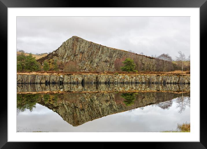 Cawfields. Framed Mounted Print by Mark Godden