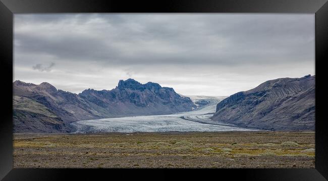 Icelandic Glacier Framed Print by Mark Godden