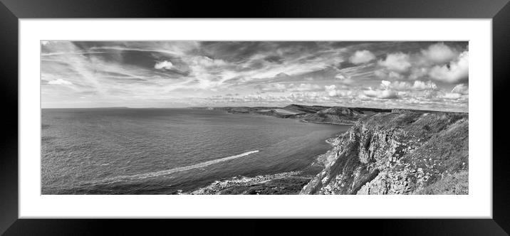 Dorset coast Framed Mounted Print by Mark Godden