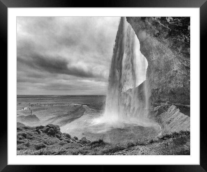 Seljandafoss Waterfall Framed Mounted Print by Mark Godden