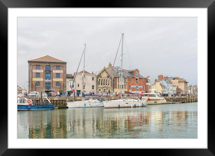 Weymouth Harbour Framed Mounted Print by Mark Godden