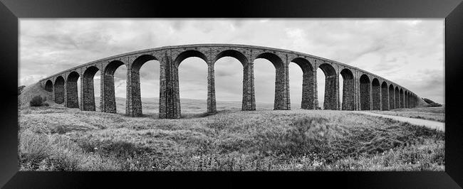 Ribblehead panorama Framed Print by Mark Godden