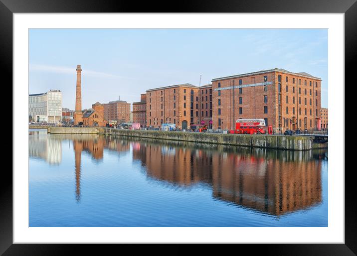 Albert Dock Framed Mounted Print by Mark Godden