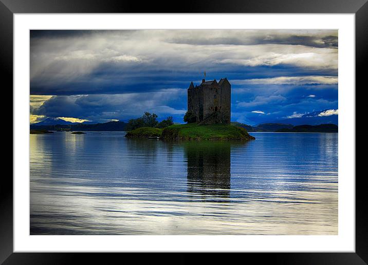  Castle Stalker Framed Mounted Print by Mark Godden