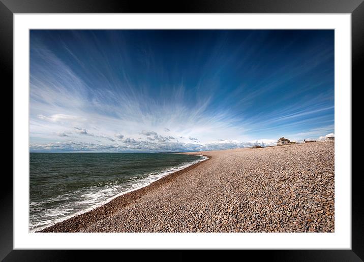  Chesil Beach Framed Mounted Print by Mark Godden