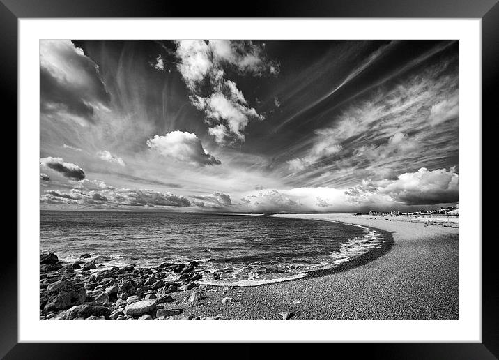  Chesil Cove Framed Mounted Print by Mark Godden