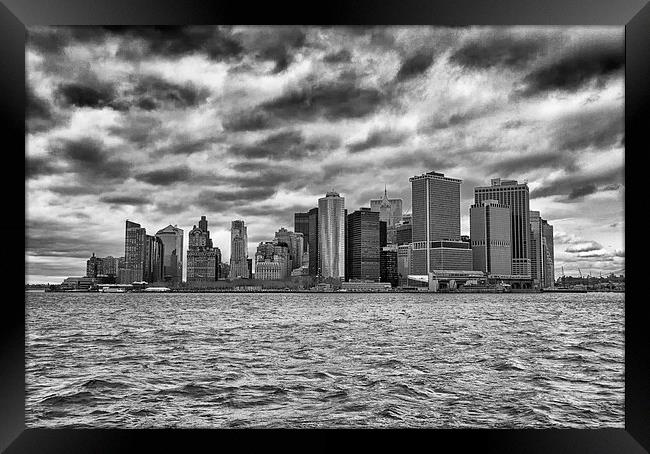 Manhattan. Framed Print by Mark Godden