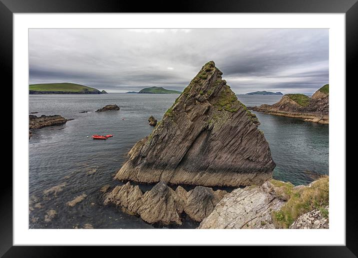 Dunquin Pier.  Framed Mounted Print by Mark Godden