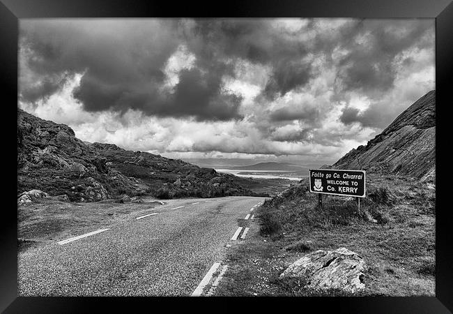 Welcome to Kerry in mono.  Framed Print by Mark Godden