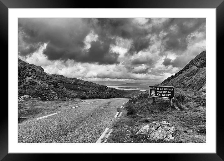 Welcome to Kerry in mono.  Framed Mounted Print by Mark Godden