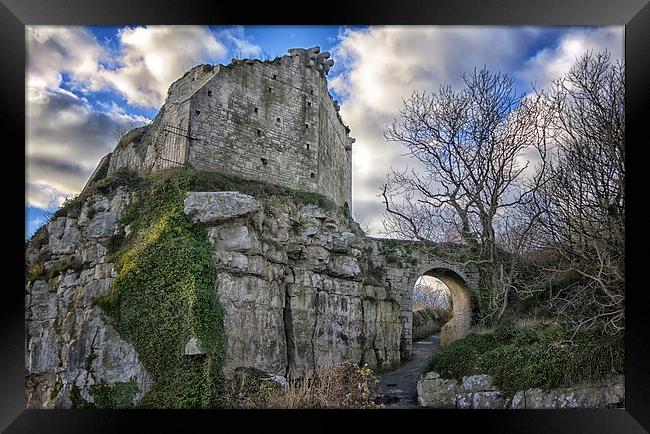  Rufus Castle.  Framed Print by Mark Godden