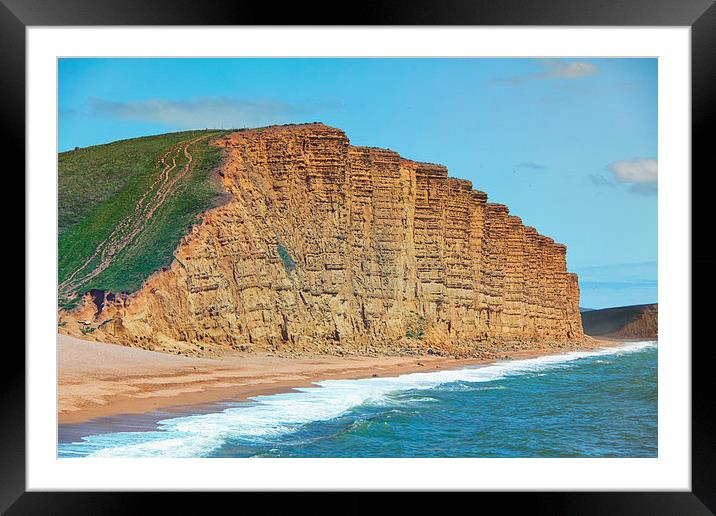  East Cliff.  Framed Mounted Print by Mark Godden