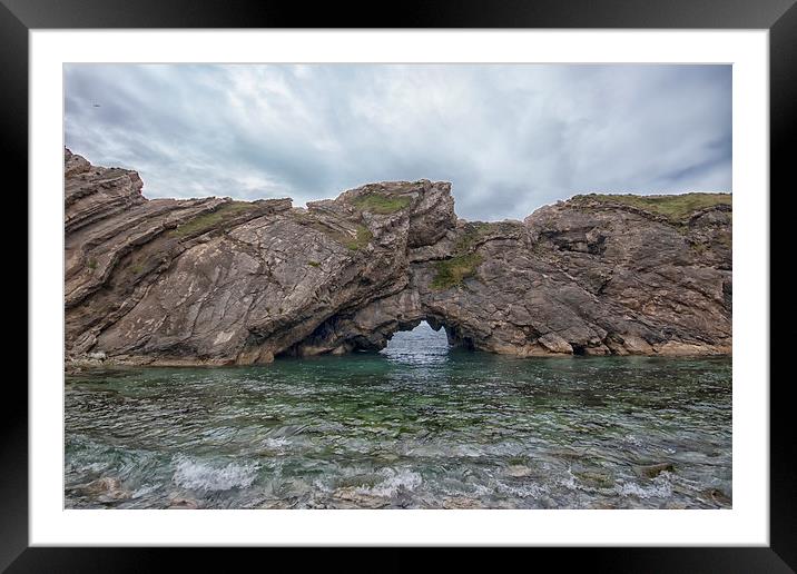  Stair Hole. Framed Mounted Print by Mark Godden