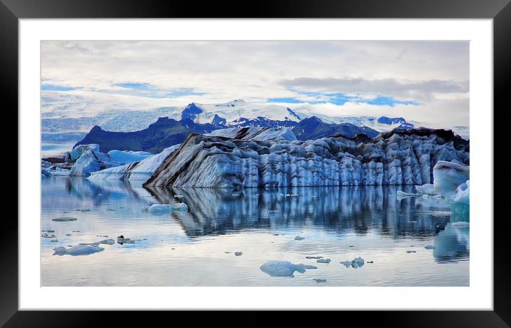  Icebergs Framed Mounted Print by Mark Godden
