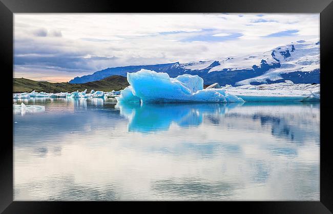 Blue Iceberg. Framed Print by Mark Godden