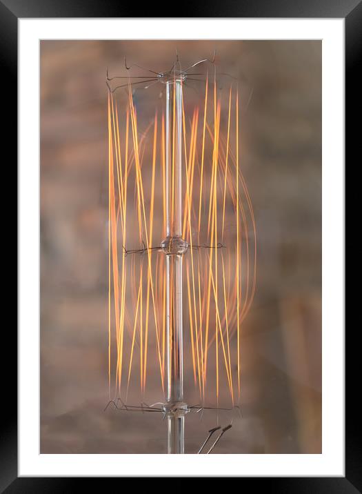Light Bulb.  Framed Mounted Print by Mark Godden