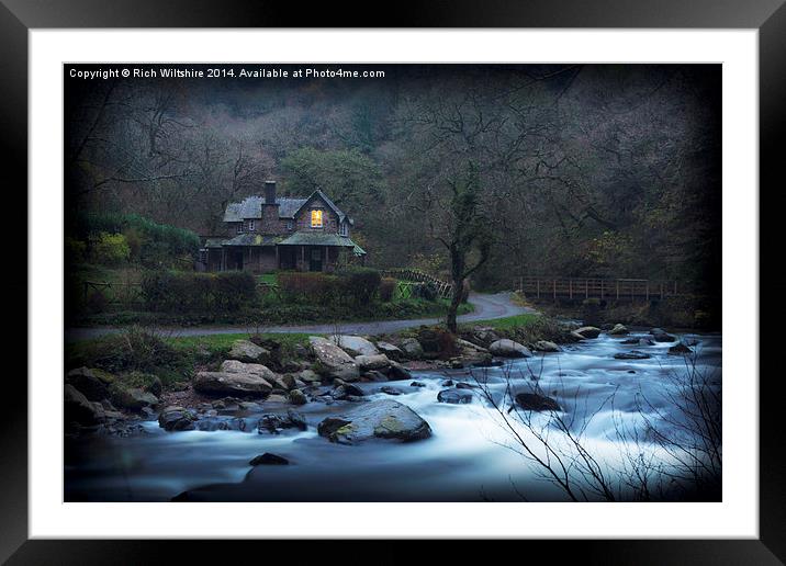  Watersmeet, Exmoor Framed Mounted Print by Rich Wiltshire