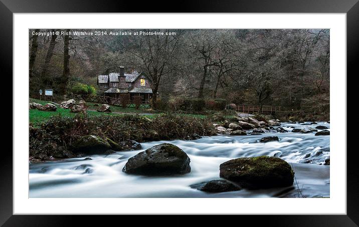  House At Watersmeet Framed Mounted Print by Rich Wiltshire