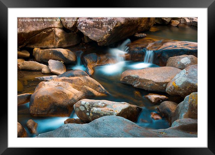  Ba Ho Waterfall, Vietnam Framed Mounted Print by Rich Wiltshire