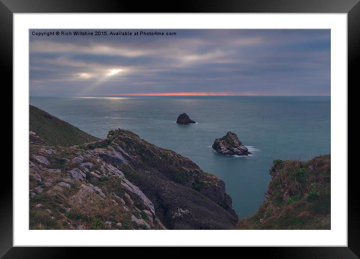  Berry Head, Brixham Framed Mounted Print by Rich Wiltshire