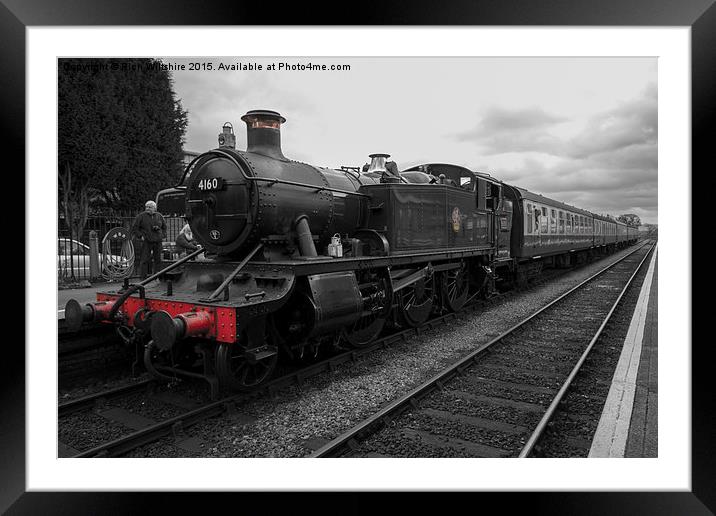  Steam Train Framed Mounted Print by Rich Wiltshire