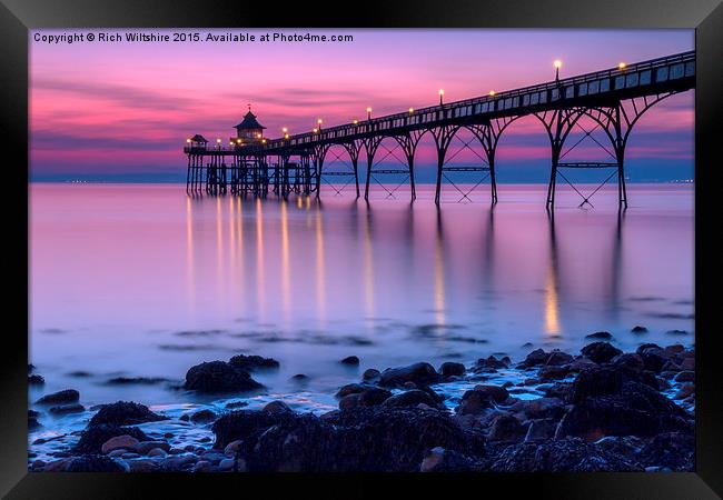  Clevedon Pier, Somerset Framed Print by Rich Wiltshire