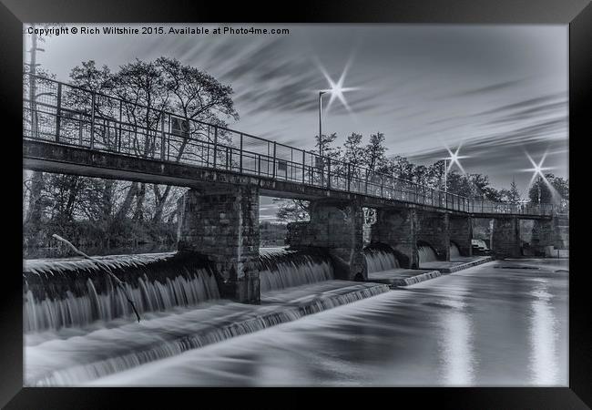  Frenchweir water, taunton, somerset Framed Print by Rich Wiltshire