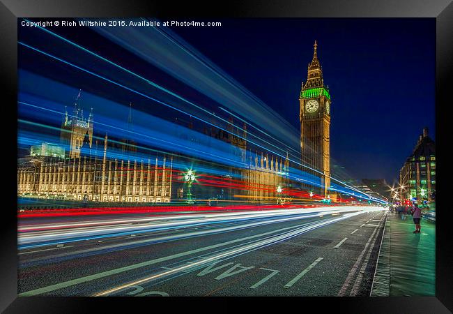  Westminster Framed Print by Rich Wiltshire