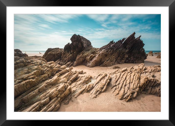 Whitsand Bay Framed Mounted Print by Rich Wiltshire