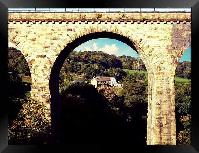  marple viaduct Framed Print by neil chapman
