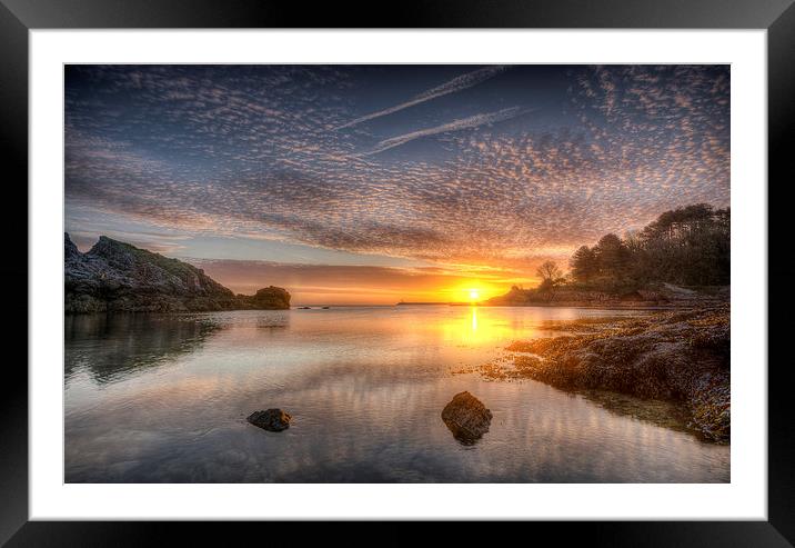  Mackerel Skies Framed Mounted Print by Ray Abrahams