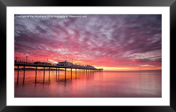  Daybreak Framed Mounted Print by Ray Abrahams