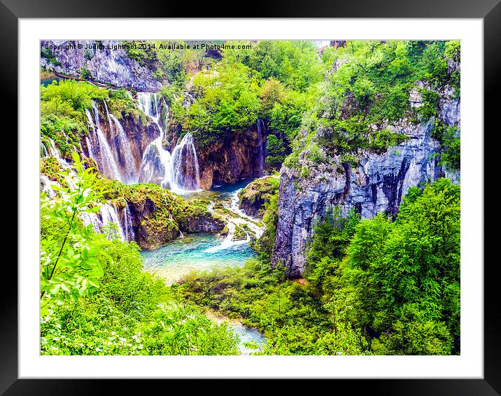  The Outstanding Plitvice Lakes Framed Mounted Print by Judith Lightfoot