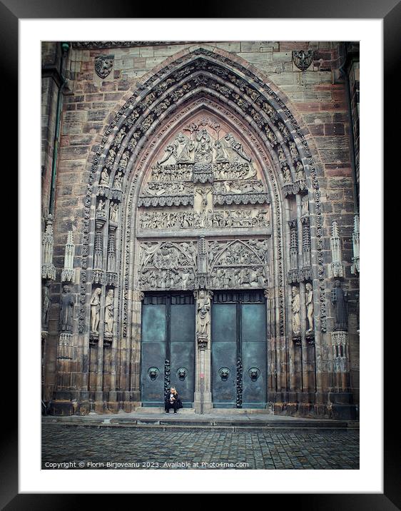 Lorenzkirche  Framed Mounted Print by Florin Birjoveanu