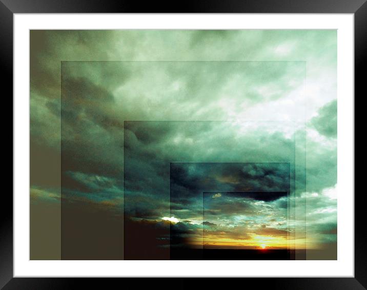   Outside Insight Framed Mounted Print by Florin Birjoveanu