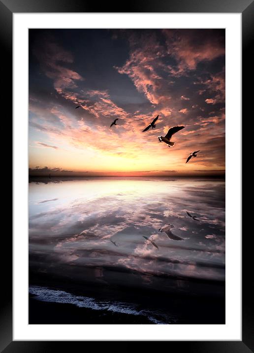 Water and Heaven Framed Mounted Print by Florin Birjoveanu